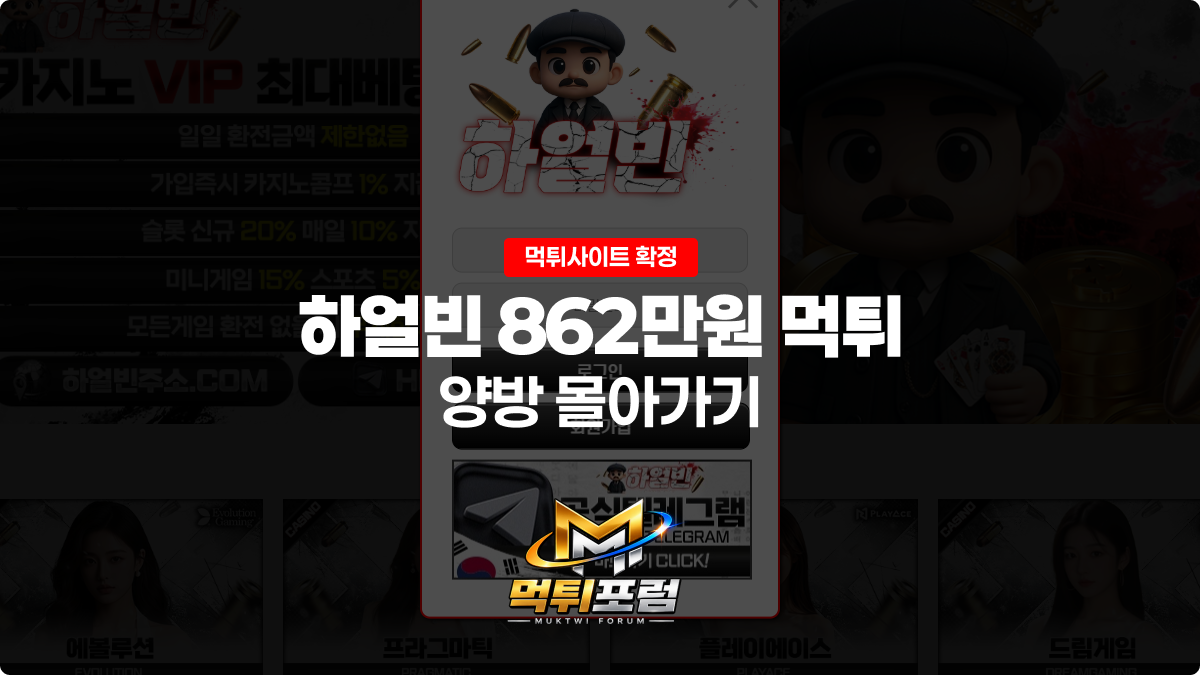 먹튀사이이트 하얼빈, 862만원 먹튀 후 핑돈까지…